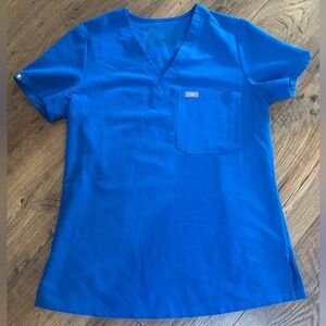 FIGS Catarina women’s scrub top in Royal Blue size XS